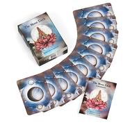 The Moon Deck: Lot de 44 cartes Oracle de qualité supérieure avec guide (français non garanti) - Renforce l'intuition, les rituels d'amour personnel, la santé émotionnelle et spirituelle pour les