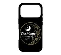 The Moon Grounds My Spirit Citation Lunar Phases Lune céleste Coque pour iPhone 17 Pro