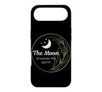 The Moon Grounds My Spirit Citation Lunar Phases Lune céleste Coque pour iPhone Air