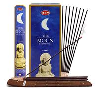 The Moon Lot de bâtons d'encens et porte-bâtons d'encens Bundle Insence Insense Hem