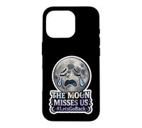 The Moon Misses Us #LetsGoBack Crying Trad Moon Coque pour iPhone 16 Pro