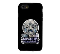 The Moon Misses Us #LetsGoBack Crying Trad Moon Coque pour iPhone SE (2020) / 7/8