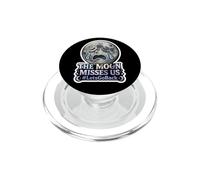 The Moon Misses Us #LetsGoBack Crying Trad Moon PopSockets PopGrip pour MagSafe
