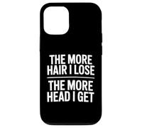 The More Hair I Lose The More Head I Get Funny Adult Humor Coque pour iPhone 12/12 Pro