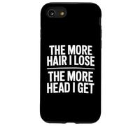 The More Hair I Lose The More Head I Get Funny Adult Humor Coque pour iPhone SE (2020) / 7/8