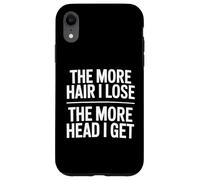 The More Hair I Lose The More Head I Get Funny Adult Humor Coque pour iPhone XR