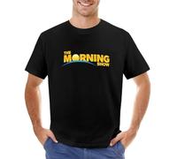 The Morning Show Vector Gradient T-Shirt White t Shirts Custom t Shirts Design Your own Vintage Clothes Men's Clothing Black L
