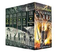 The Mortal Instruments Collection de 6 livres par Cassandra Clare (Cité des os, Cité des cendres, Cité de verre, Cité de l'âme perdue, Cité des anges déchus et Cité du feu céleste)