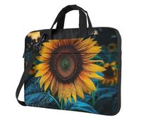 The Most Beautiful Sunflower Laptop Case 13" Antichoc Protective Notebook Case Portable Laptop Bag Waterproof Briefcase Bag for Men Women