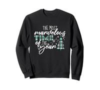 The Most Marvelous Time of The Year Plaid de Noël Sweatshirt