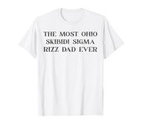 The Most Skibidi Sigma Dad Ever Funny Vintage Fête des Pères T-Shirt