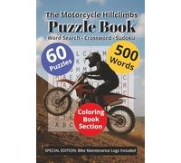 The Motorcycle Hillclimbs Puzzle Book: Word Search - Crossword - Sudoku | Dirt Bike Brain Games: Motorcycle Hillclimb & Maintenance Puzzles | ... The Ultimate Motorcycle Puzzle Book