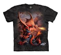 The Mountain Fire Dragon T-Shirt Mixte (Lot de 1)