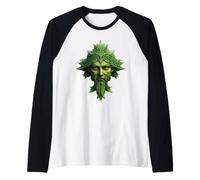 The Mountain Homme Celtique Wiccan Païen Vert Homme Manche Raglan