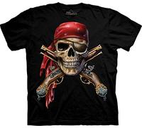 The Mountain - - Hommes de crâne et de Croix mousquets T-Shirt, 5X-Large, Multi