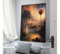 The_Mountain_Oasis Décoration murale pour salon, chambre à coucher, grande toile pour salon, 20 x 30 cm