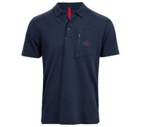The Mountain Studio - Camp 4 Organic Cotton Piké Poloshirt - Polo - S - eclipse