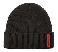 The Mountain Studio - Cashmere Mix Rib Beanie - Bonnet - One Size - peat