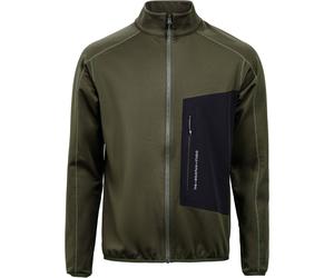 The Mountain Studio - Polaire technique - Techno Grid Fleece T-Neck Forest Green pour Homme - Taille S - Kaki Kaki S