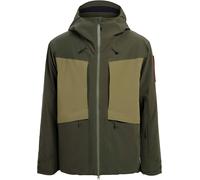 The Mountain Studio - Veste de ski isolante et imper-respirante - 3L Hybrid Shell Jacket Forest Green-Winter Moss pour Homme en Softshell - Taille M - Vert M