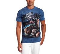 The Mountain T-Shirt Big Cats Jungle Big Cats pour Adulte Unisexe, Bleu, L