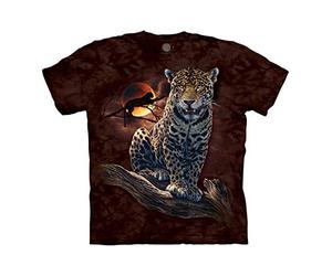 The Mountain T-Shirt Blood Moon Leopard XXX-Large