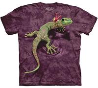 The Mountain T-Shirt Peace Out Gecko