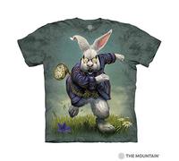 The Mountain T-Shirt White Rabbit Medium