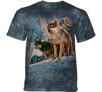 The Mountain T-Shirt Wolf Couple Sunset X-Large