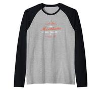 The Mountains are Calling & I Must Go - Motif Randonneur Manche Raglan