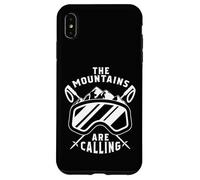 The Mountains are Calling Ski - Lunettes de Ski Ski Skiing Coque pour iPhone XS Max