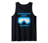 The Mountains are Calling - Ski Snowboard Débardeur