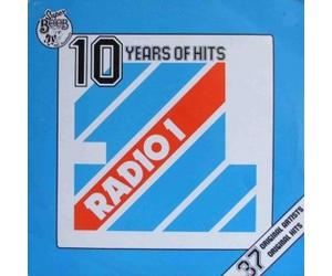 THE MOVE.STATUS QUO.PROCOL HARUM.BEE GEES.ANFRED MANN.MUNGO JERRY.ROD STEWART.SLADE.WIZZARD.ABBA.10CC. - TEN YEARS OF HITS - RADIO ONE. 37 ORIGINAL HITS. 1977 DOUBLE VINYL LP (NOT CD). SUPER BEEB BEDP-002