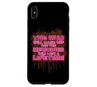 The mud Will Wash Off Muddy Race Mud Run Coque pour iPhone XS Max