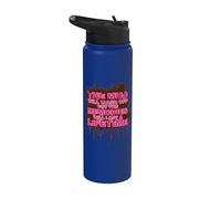 The mud will wash off Muddy Race Mud Run Stainless Steel Insulated Water Bottle