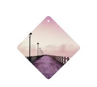 The Mumbai Filmcity Tours Lot de 6 désodorisants amusants à suspendre pour voiture - Mignon - Longue durée - Parfumé - Décoration à suspendre - Cadeau - Accessoires de décoration d'intérieur pour