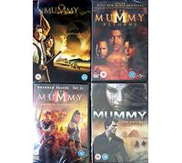 The Mummy 1-4 Complete Collection DVD: The Mummy, The Mummy Returns, The Mummy: Tomb of The Dragon Emperor, The Mummy 4