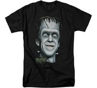 The Munsters Monster Family Sitcom TV Series Herman's Head Adult Mens T Shirt Tee Black L