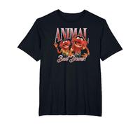 The Muppets Animal Bootleg T-Shirt, Homme Grandes Tailles, Noir, 3X Tall