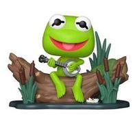 The Muppets - Figurine POP! Deluxe Kermit avec Banjo 9 cm