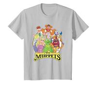 The Muppets Show Characters T-Shirt, Enfant, Argent, 10 ans