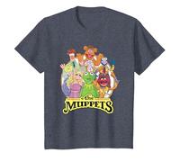 The Muppets Show Characters T-Shirt, Enfant, Bleu Chiné, 8 ans
