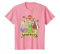 The Muppets Show Characters T-Shirt, Enfant, Rose, 3 ans