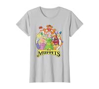 The Muppets Show Characters T-Shirt, Femme, Argent, XXL