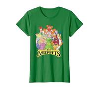 The Muppets Show Characters T-Shirt, Femme, Vert Kelly, XS