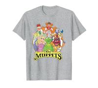 The Muppets Show Characters T-Shirt, Homme, Gris Chiné, 6XL