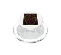 The Murderer Art Déco Black Cat Murder Mystery PopSockets PopGrip pour MagSafe