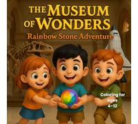 The Museum of Wonders Rainbow Stone Adventure: A Magical Coloring Book Adventure with Fun Story Captions for Kids Ages 4-12