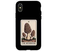 The Mushroom Tarot Card Cottagecore Carte Amusante pour Amateur de Champignons Coque pour iPhone X/XS