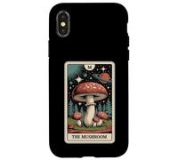 The Mushroom Tarot Card Cottagecore Carte Amusante pour Amateur de Champignons Coque pour iPhone X/XS